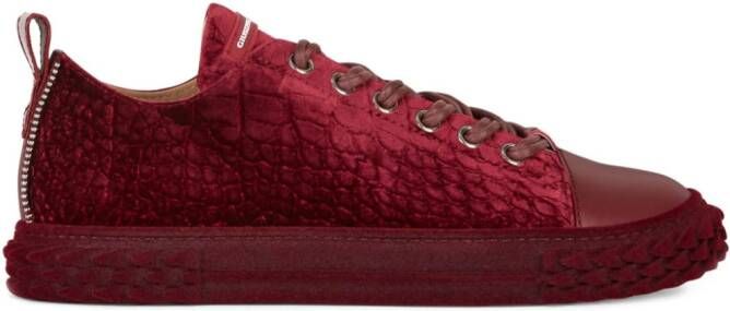 Giuseppe Zanotti Blabber low-top sneakers Rood