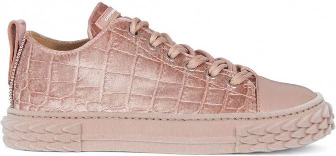 Giuseppe Zanotti Blabber low-top sneakers Roze