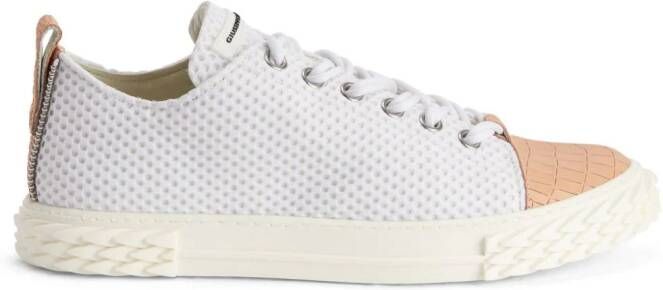 Giuseppe Zanotti Blabber mesh sneakers Wit