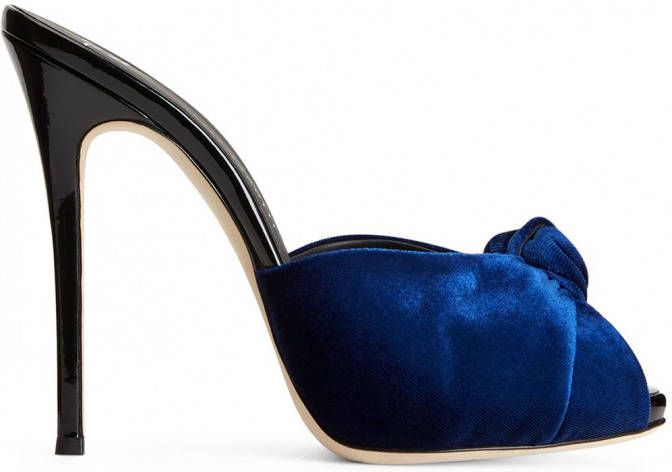 Giuseppe Zanotti Bridget sandalen met geknoopt detail Blauw