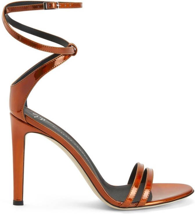 Giuseppe Zanotti Catia sandalen met bandjes Oranje