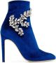 Giuseppe Zanotti Celeste laarzen verfraaid met kristallen Blauw - Thumbnail 1