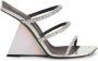 Giuseppe Zanotti Clareence leren sandalen Zilver - Thumbnail 1