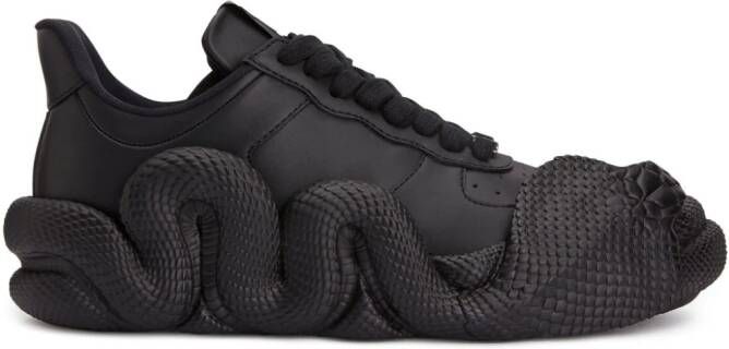 Giuseppe Zanotti Cobras low-top sneakers Zwart