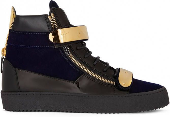 Giuseppe Zanotti Coby high-top sneakers Blauw