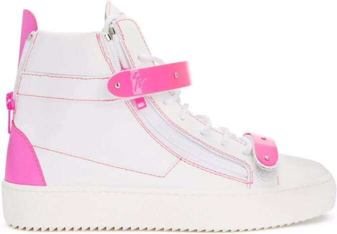 Giuseppe Zanotti Coby high-top sneakers Wit