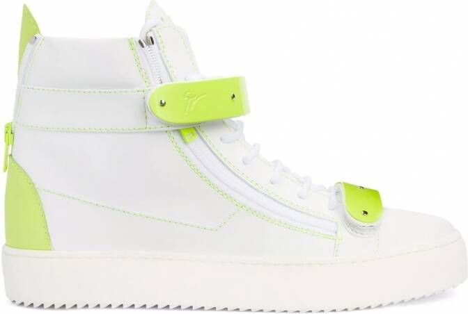 Giuseppe Zanotti Coby high-top sneakers Wit