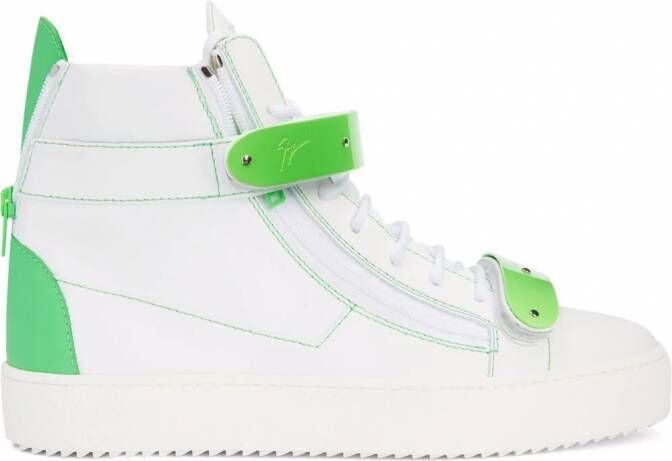 Giuseppe Zanotti Coby high-top sneakers Wit