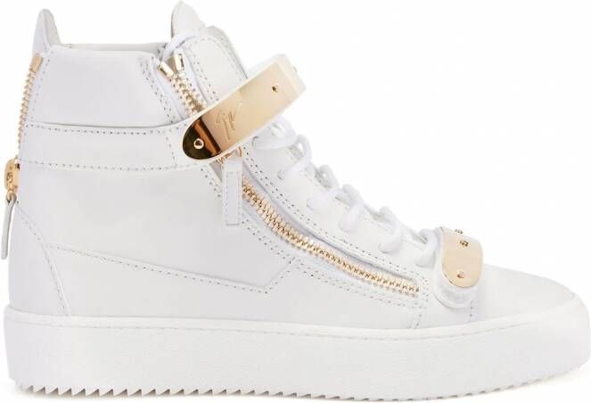 Giuseppe Zanotti Coby high-top sneakers Wit