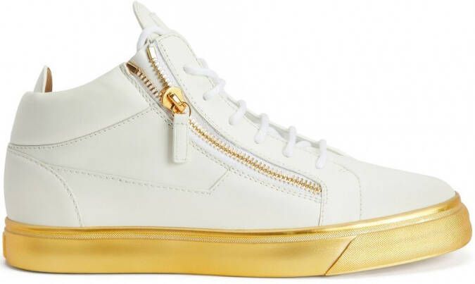 Giuseppe Zanotti Coby high-top sneakers Wit