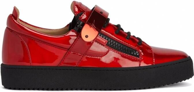 Giuseppe Zanotti Coby low-top sneakers Rood