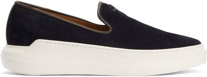 Giuseppe Zanotti Conley slip-on sneakers Blauw