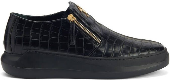 Giuseppe Zanotti Conley slip-on sneakers Zwart