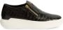 Giuseppe Zanotti Conley sneakers met ritsdetail Zwart - Thumbnail 1