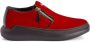 Giuseppe Zanotti Conley sneakers met ritsdetail Rood - Thumbnail 1