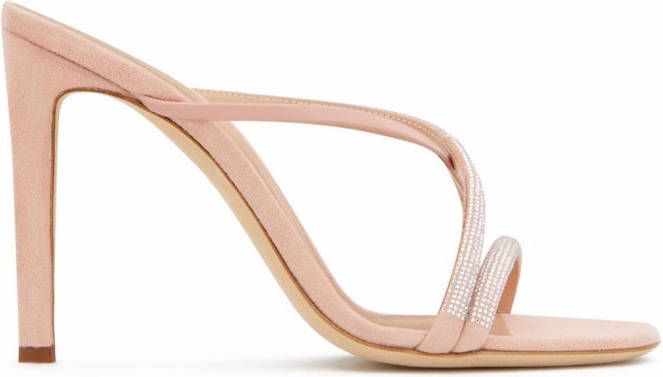 Hakken voor Sandalen met hak Dames Schoenen voor voor Hakken voor Sandalen  met hak Aquazzura Leer Tequila Sandalen Verfraaid Met Kristal in het Groen  allware.com.br
