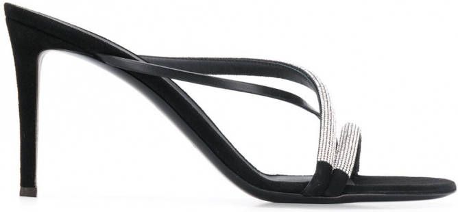 Giuseppe Zanotti Croisette sandalen Zwart
