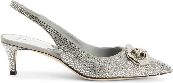 Giuseppe Zanotti Cyprienne pumps Zilver