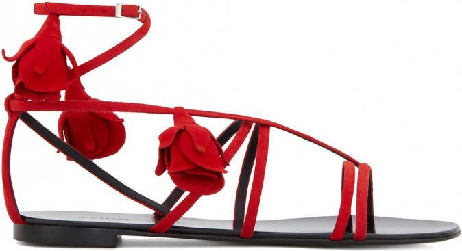 Giuseppe Zanotti Danse Du Feu sandalen met bandjes Rood