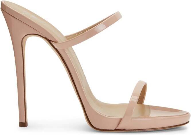 Giuseppe Zanotti Darsey lakleren sandalen Roze