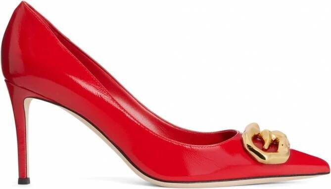 Giuseppe Zanotti Diorite Zali leren pumps Rood
