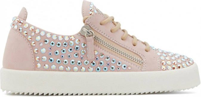 Giuseppe Zanotti Doris low-top sneakers Roze