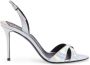 Giuseppe Zanotti Dorotee iriserende sandalen Zilver - Thumbnail 1