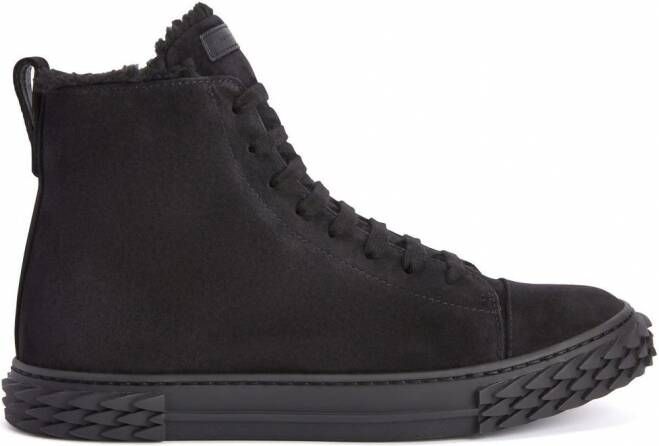 Giuseppe Zanotti Eco-Blabber high-top sneakers Zwart