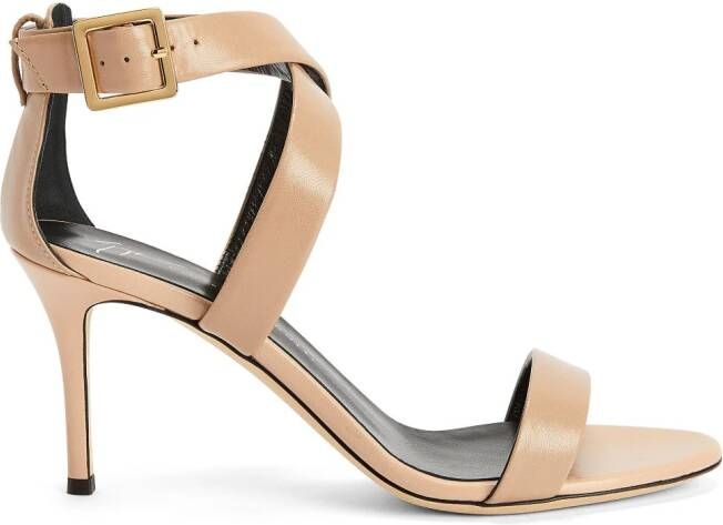 Giuseppe Zanotti Ellie leren sandalen Roze