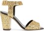 Giuseppe Zanotti Emmanuelle sandalen met glitter Goud - Thumbnail 1
