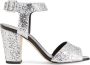 Giuseppe Zanotti Emmanuelle sandalen met glitter Zilver - Thumbnail 1