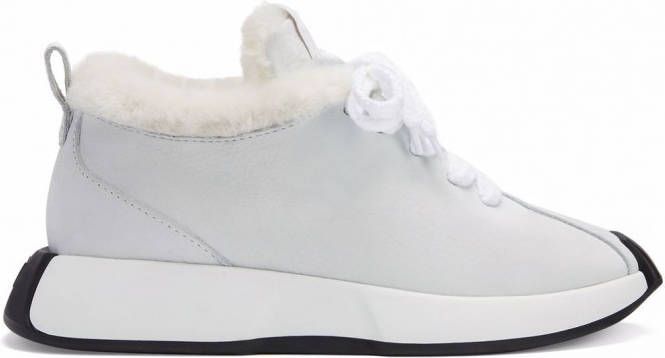 Giuseppe Zanotti Ferox leren sneakers Wit