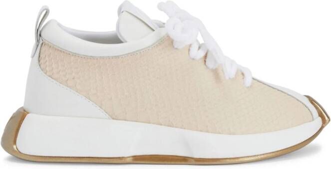 Giuseppe Zanotti Sneakers met vlakken Wit