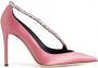 Giuseppe Zanotti Filipa pumps verfraaid met kristallen Roze - Thumbnail 1