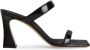 Giuseppe Zanotti 85 mm Flaminia leren sandalen Zwart - Thumbnail 1