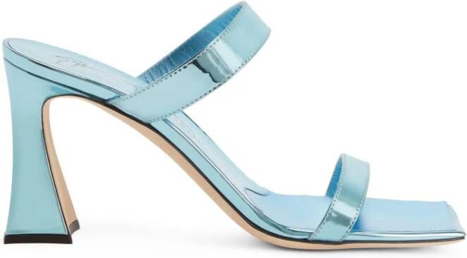 Giuseppe Zanotti Metallic sandalen Blauw