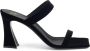 Giuseppe Zanotti Flaminia fluwelen sandalen Zwart - Thumbnail 1