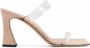 Giuseppe Zanotti Flaminia plexi sandalen Beige - Thumbnail 1