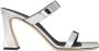Giuseppe Zanotti 85 mm Flaminia lakleren sandalen Zilver - Thumbnail 1