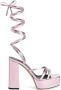 Giuseppe Zanotti 120 mm Flavienne sandalen met plateauzool Roze - Thumbnail 1
