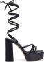 Giuseppe Zanotti 120 mm Flavienne sandalen met plateauzool Zwart - Thumbnail 1