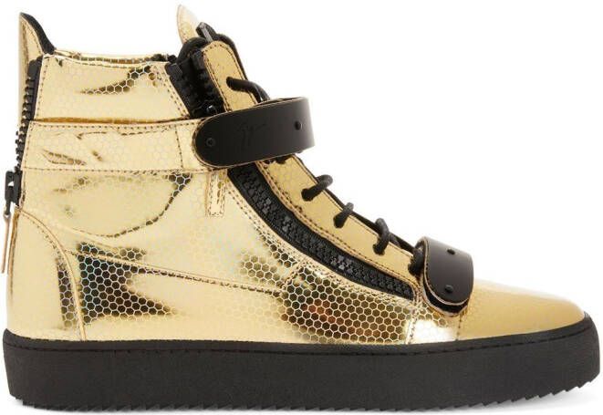 Giuseppe Zanotti High-top sneakers GOLD