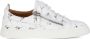 Giuseppe Zanotti Frankie sneakers met all-over logoprint Wit - Thumbnail 1