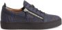 Giuseppe Zanotti Frankie geruite sneakers Blauw - Thumbnail 1