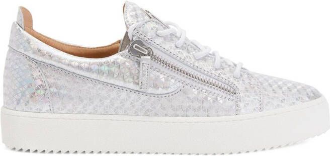 Giuseppe Zanotti Frankie Kaleido low-top sneakers Zilver