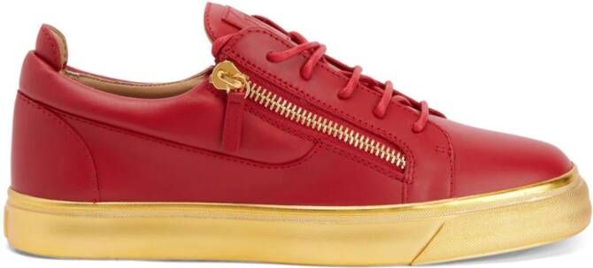 Giuseppe Zanotti Frankie low-top sneakers Rood