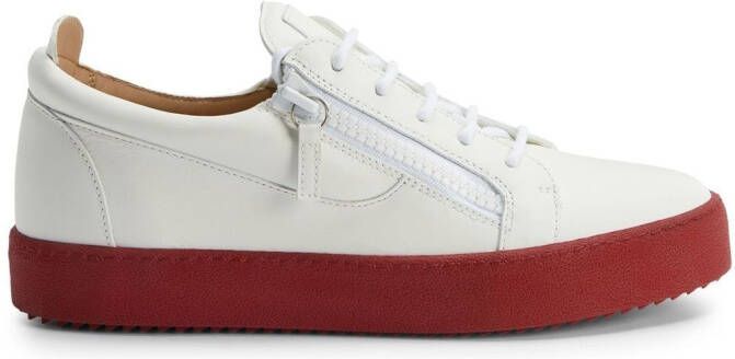Giuseppe Zanotti Frankie low-top sneakers Wit