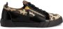 Giuseppe Zanotti Frankie sneakers met slangenleer-effect Beige - Thumbnail 1