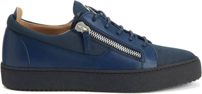 Giuseppe Zanotti Frankie leren sneakers Blauw