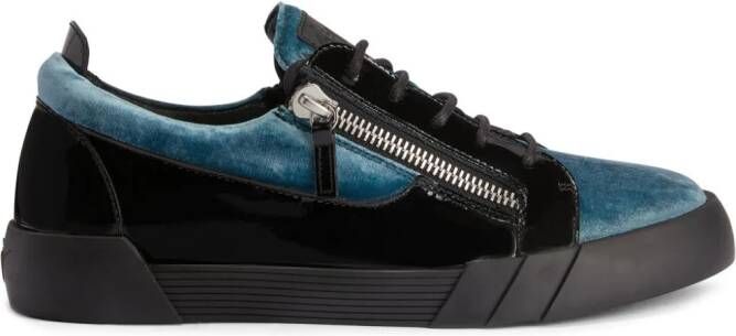 Giuseppe Zanotti Frankie leren sneakers Zwart